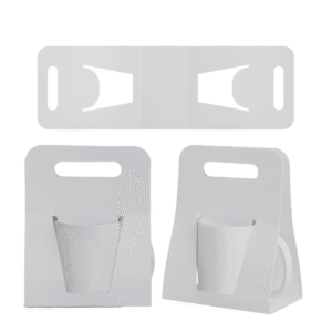 empaque para tazas 11 onzas, blanco brillante